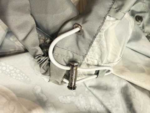 Versace Blouson Jacket Windbreaker Blue 46 US (56 Euro) 1014855 Italy NWT $2990