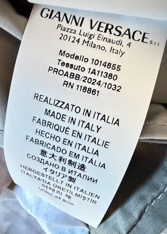 Versace Blouson Jacket Windbreaker Blue 38 US (48 Euro) 1014855 Italy NWT $2990