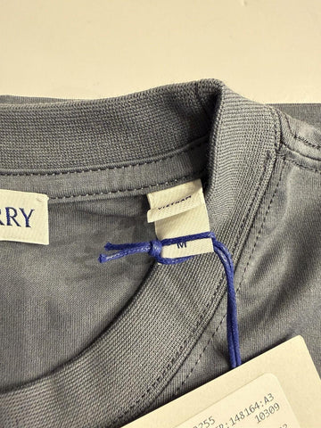Burberry Ellison Striped Pocket Carbon Blue T-shirt M (Oversized) 8112115 NWT