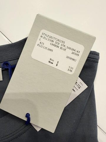 Burberry Ellison Striped Pocket Carbon Blue T-shirt L (Oversized) 8112115 NWT