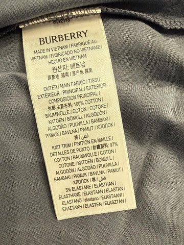 Burberry Ellison Striped Pocket Carbon Blue T-shirt L (Oversized) 8112115 NWT
