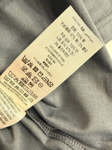 Burberry Ellison Striped Pocket Carbon Blue T-shirt L (Oversized) 8112115 NWT