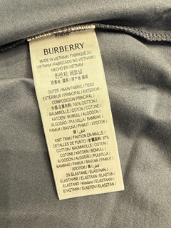 Burberry Ellison Striped Pocket Carbon Blue T-shirt XL (Oversized) 8112115 NWT