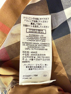 Burberry Elio Toupe Brown IP Check Cotton Short Sleeve Shirt M 8104201 NWT $590