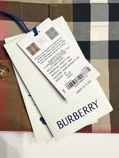 Burberry Elio Toupe Brown IP Check Cotton Short Sleeve Shirt M 8104201 NWT $590