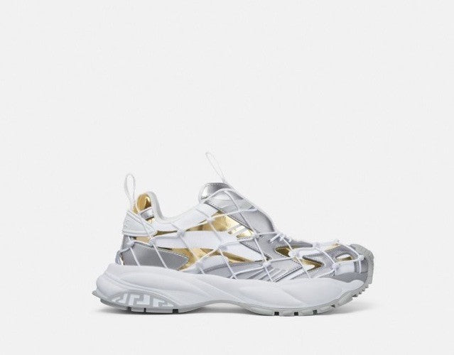 Versace Mercury M_VS_03 Men’s Leather White/Gold Sneakers 11 US (44) 1016307 NIB
