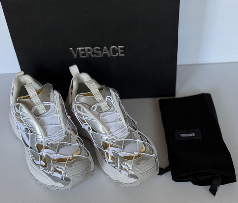 Versace Mercury M_VS_03 Men’s Leather White/Gold Sneakers 11 US (44) 1016307 NIB