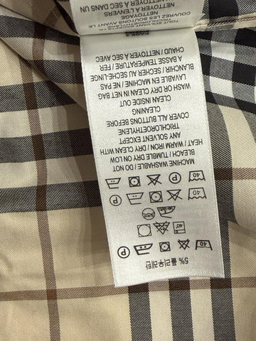 Burberry Shefford Modern Beige IP Check Short Sleeve Shirt XS 8105453 NWT $610