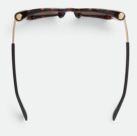 Bottega Veneta Unisex Bolt Squared Sunglasses Brown BV1308S Japan 791665 NIB