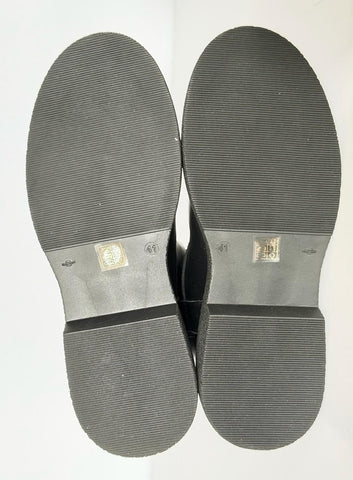 Versace Black Leather Boots 10.5 US (40.5 Euro) 1015606 NIB $1500