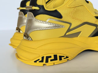 Versace Mercury M_VS_04 Sneakers Yellow 7 US (40 Euro) 1016306 NWT $800