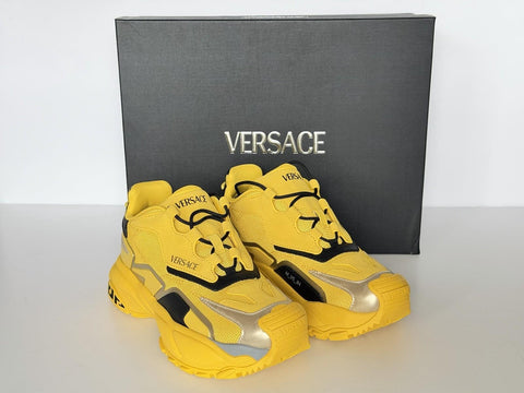 Versace Mercury M_VS_04 Sneakers Yellow 8 US (41 Euro) 1016306 NWT $800