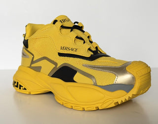 Versace Mercury M_VS_04 Sneakers Yellow 8 US (41 Euro) 1016306 NWT $800
