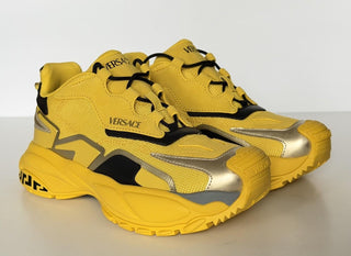 Versace Mercury M_VS_04 Sneakers Yellow 8 US (41 Euro) 1016306 NWT $800