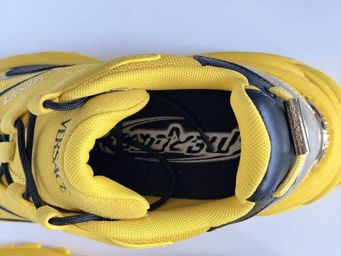 Versace Mercury M_VS_04 Sneakers Yellow 8 US (41 Euro) 1016306 NWT $800