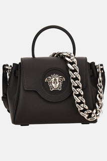 Versace Medusa Black Leather Top Handle Bag 1021601 Italy NWT $2300