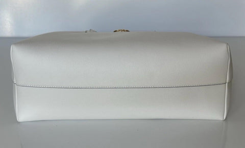 Versace Gold Medusa Calf Leather White Tote Bag 1015533 Italy NWT $1875