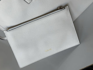 Versace Gold Medusa Calf Leather White Tote Bag 1015533 Italy NWT $1875
