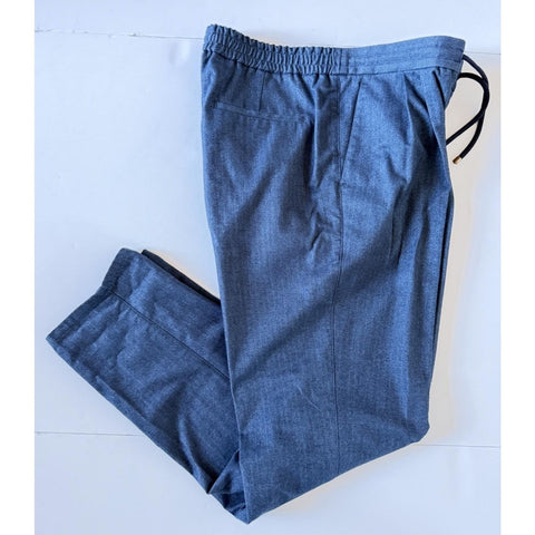 Brunello Cucinelli Men’s High Rise Pants Blue 34 US (50 Eu) ME264E1710 NWT $1495