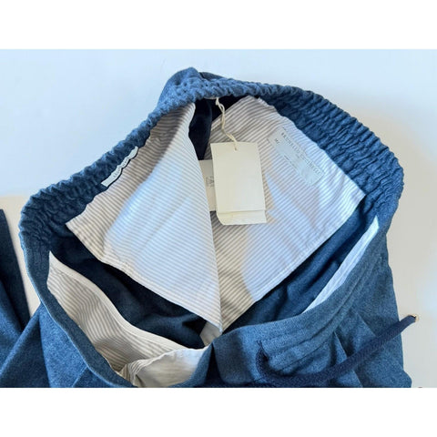 Brunello Cucinelli Men’s High Rise Pants Blue 34 US (50 Eu) ME264E1710 NWT $1495