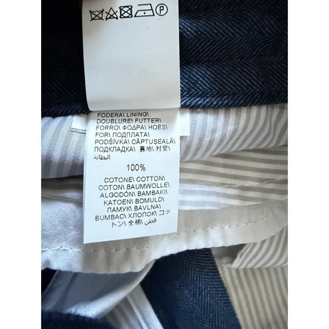 Brunello Cucinelli Men’s High Rise Pants Blue 34 US (50 Eu) ME264E1710 NWT $1495