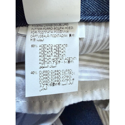 Brunello Cucinelli Men’s High Rise Pants Blue 34 US (50 Eu) ME264E1710 NWT $1495