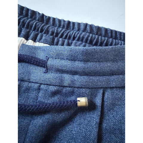 Brunello Cucinelli Men’s High Rise Pants Blue 34 US (50 Eu) ME264E1710 NWT $1495