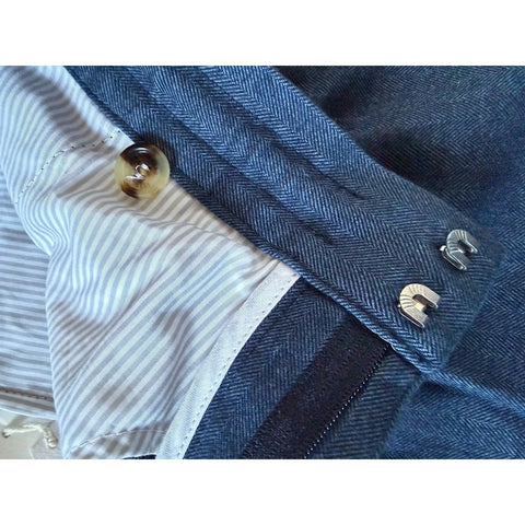 Brunello Cucinelli Men’s High Rise Pants Blue 34 US (50 Eu) ME264E1710 NWT $1495