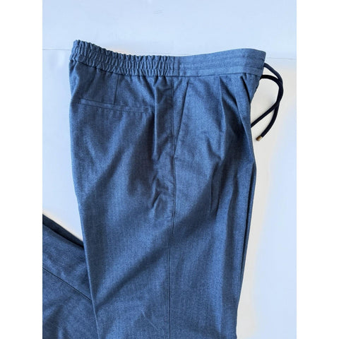 Brunello Cucinelli Men’s High Rise Pants Blue 34 US (50 Eu) ME264E1710 NWT $1495