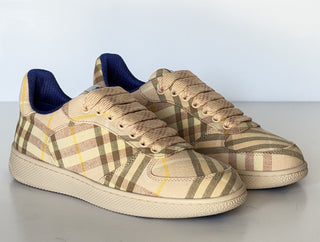 Burberry Women’s Teacup IP Check Sneakers 7 US (37 Euro)  Italy 8105187 NIB $750