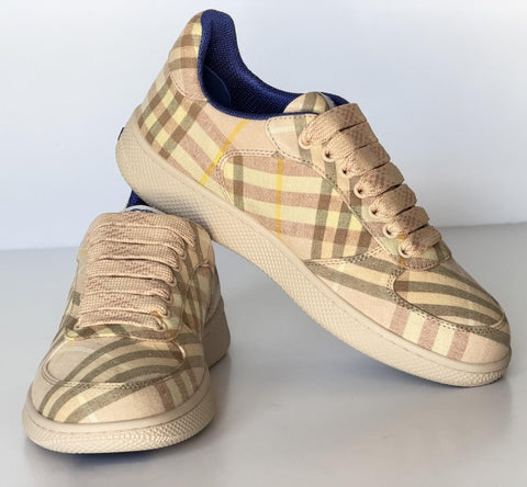 Burberry Women’s Teacup IP Check Sneakers 7 US (37 Euro)  Italy 8105187 NIB $750