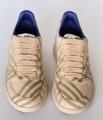 Burberry Women’s Teacup IP Check Sneakers 7 US (37 Euro)  Italy 8105187 NIB $750