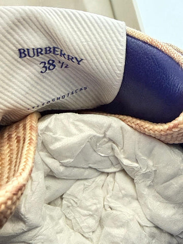 Burberry Women’s Teacup IP Check Sneakers 8.5 US (38.5)  Italy 8105187 NIB $750