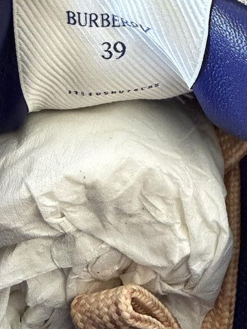 Burberry Women’s Teacup IP Check Sneakers 9 US (39 Euro)  Italy 8105187 NIB $750