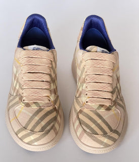 Burberry Women’s Teacup IP Check Sneakers 9 US (39 Euro)  Italy 8105187 NIB $750