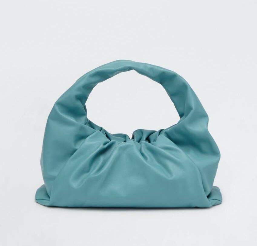 Bottega Veneta Medium Leather Shoulder Hobo Bag Linoleum 610524 Italy NWT $3000