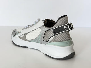 Fendi Flow Sneakers Gray/White/Green 10 US (9 Fendi) 7E1689 NIB $1190