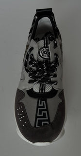 Versace Men's Chain Reaction Chunky Sneakers Gray 13 US (46 Euro) 1021575 IT NIB