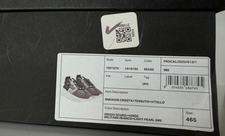 Versace Men's Chain Reaction Chunky Sneakers Gray 13.5 US (46.5) 1021575 IT NIB