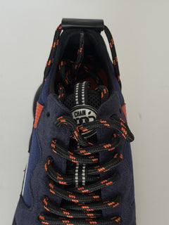 Versace Chain Reaction Chunky Sneakers Black/Blue 12 US (45 Eu) 1021575 IT NIB