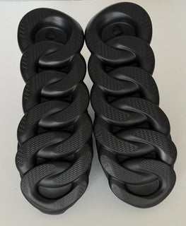 Versace Chain Reaction Chunky Sneakers Black/Blue 12 US (45 Eu) 1021575 IT NIB