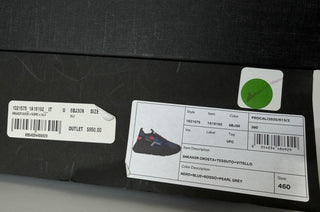 Versace Chain Reaction Chunky Sneakers Black/Blue 13 US (46 Eu) 1021575 IT NIB