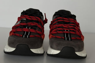 Versace Men's Greca Sneakers Red/Gray 7 US (40 Euro) IT 1021490 NIB