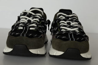 Versace Men's Greca Sneakers Gray/Green 14 US (47 Euro) IT 1021490 IT NIB