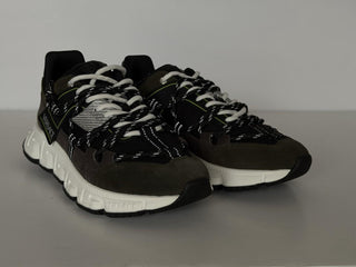 Versace Men's Greca Sneakers Gray/Green 14 US (47 Euro) IT 1021490 IT NIB