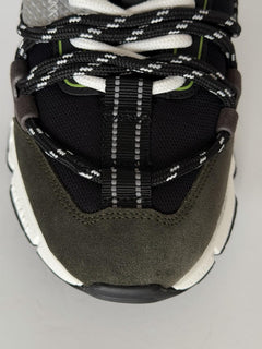 Versace Men's Greca Sneakers Gray/Green 14 US (47 Euro) IT 1021490 IT NIB