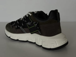 Versace Men's Greca Sneakers Gray/Green 14 US (47 Euro) IT 1021490 IT NIB
