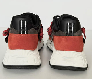 Versace Men's Greca Sneakers Red/Gray 13.5 US (46.5 Euro) IT 1021490 NIB