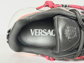 Versace Men's Greca Sneakers Red/Gray 13.5 US (46.5 Euro) IT 1021490 NIB
