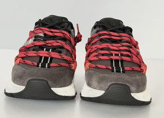 Versace Men's Greca Sneakers Red/Gray 12 US (45 Euro) IT 1021490 NIB